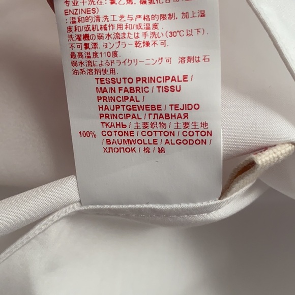 Marni white layered peplum sleeveless top 38 - Picture 9 of 12